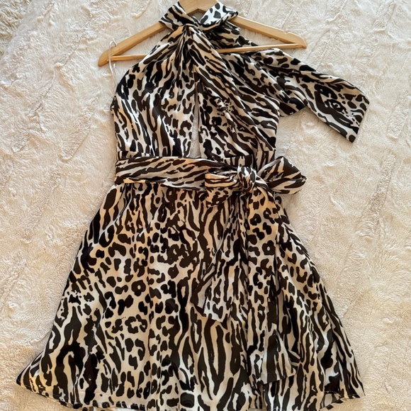 Banana Republic Animal Print Halter Dress - Picture 4 of 4